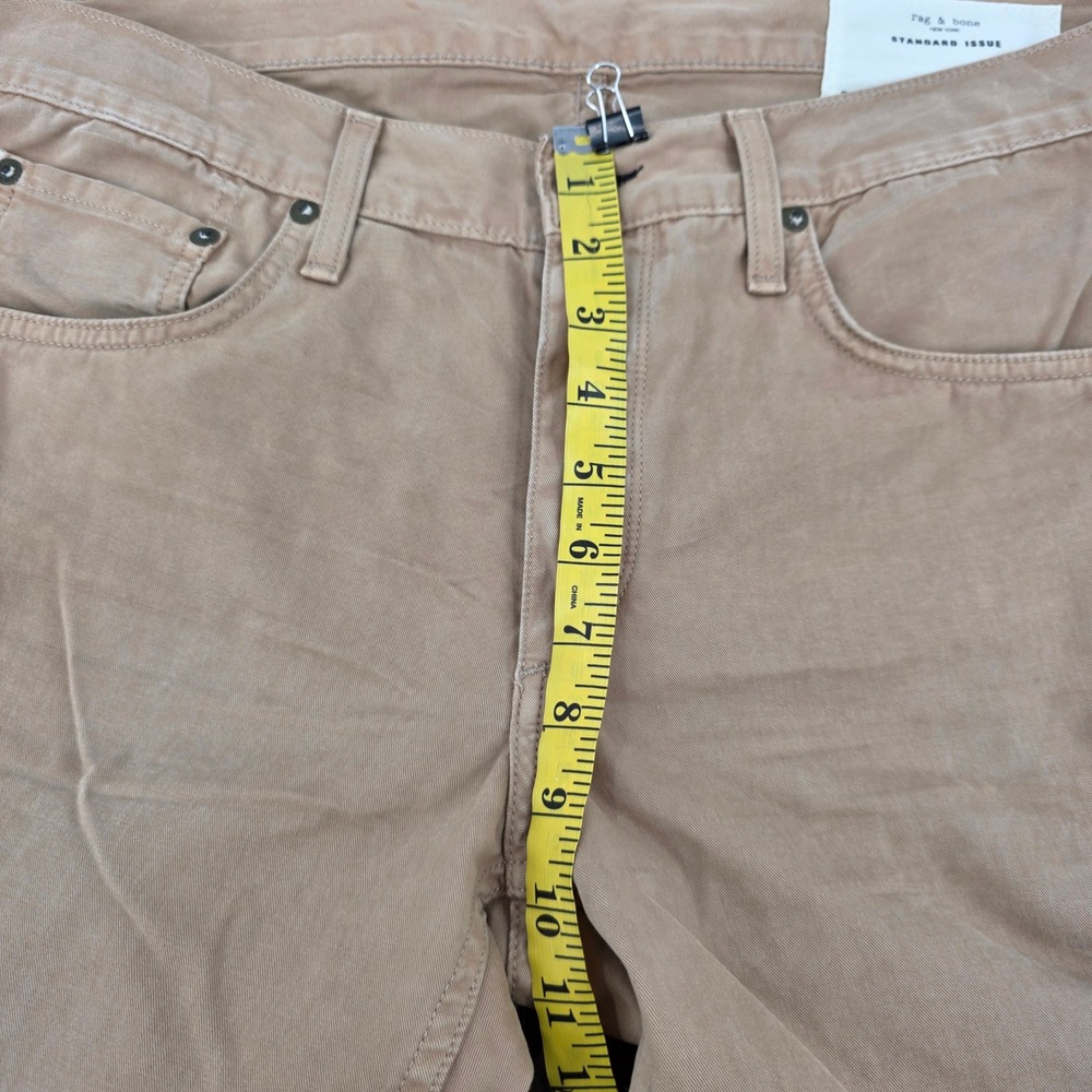 Rag & Bone Fit‎ 2 Slim Leg Pants Mens 32X34 Khaki Tan Cotton Chino - Picture 7 of 8